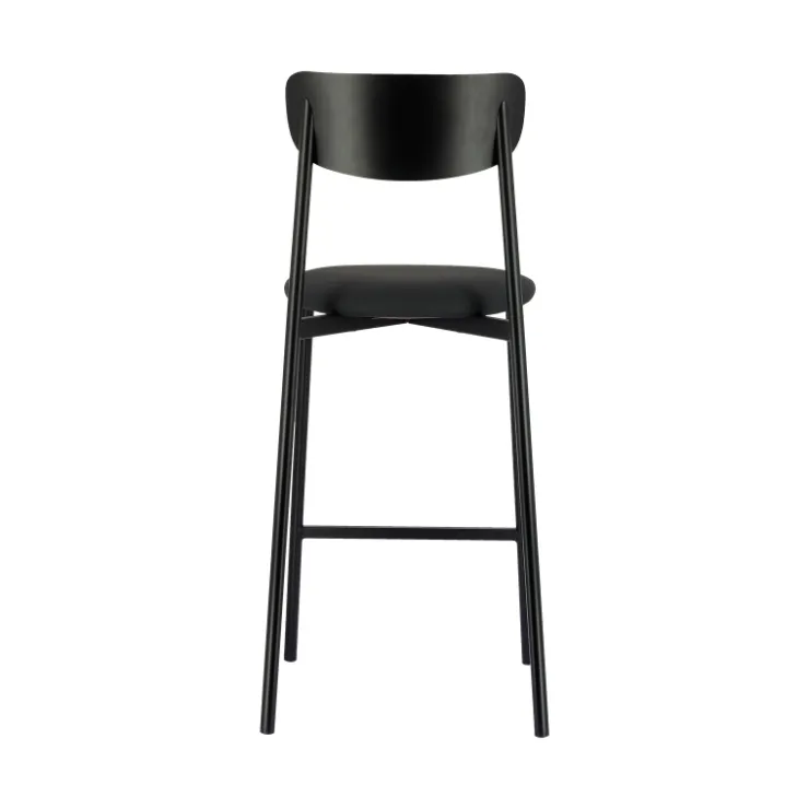 Carrier Tabouret Snack (assise +/- 65 Cm)|Tabouret De Bar (assise +/- 80 Cm)*Colette ® Tabouret snack français en métal avec assise en simili rembourrée