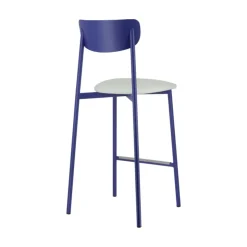Carrier Tabouret Snack (assise +/- 65 Cm)|Tabouret De Bar (assise +/- 80 Cm)*Colette ® Tabouret snack français en métal avec assise en simili rembourrée