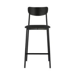 Carrier Tabouret Snack (assise +/- 65 Cm)|Tabouret De Bar (assise +/- 80 Cm)*Colette ® Tabouret snack français en métal avec assise en simili rembourrée