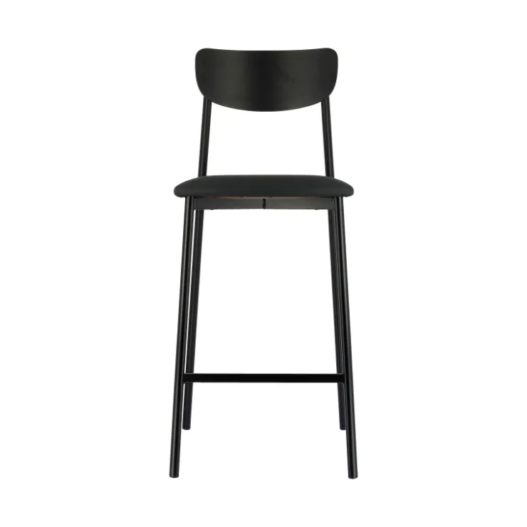 Carrier Tabouret Snack (assise +/- 65 Cm)|Tabouret De Bar (assise +/- 80 Cm)*Colette ® Tabouret snack français en métal avec assise en simili rembourrée