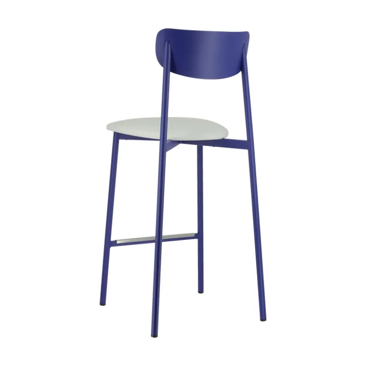 Carrier Tabouret Snack (assise +/- 65 Cm)|Tabouret De Bar (assise +/- 80 Cm)*Colette ® Tabouret snack français en métal avec assise en simili rembourrée