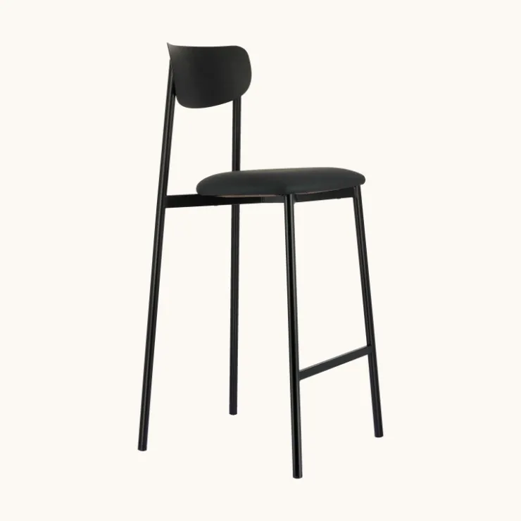 Carrier Tabouret Snack (assise +/- 65 Cm)|Tabouret De Bar (assise +/- 80 Cm)*Colette ® Tabouret snack français en métal avec assise en simili rembourrée