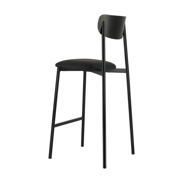 Carrier Tabouret Snack (assise +/- 65 Cm)|Tabouret De Bar (assise +/- 80 Cm)*Colette ® Tabouret snack français en métal avec assise en simili rembourrée