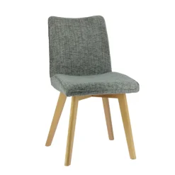 Chaise De Salle à Manger|Chaise Salon*ColineChaise rembourrée en tissu avec pieds en bois