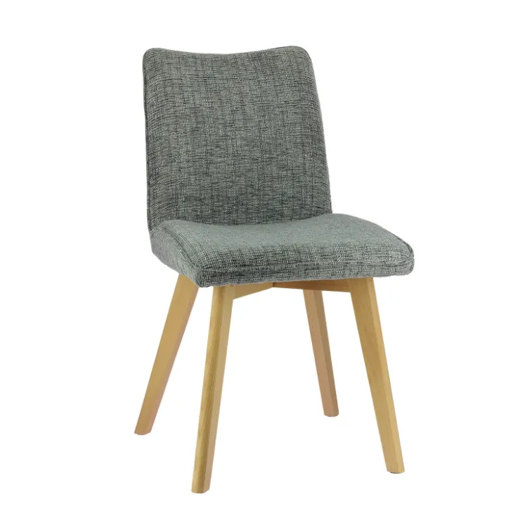 Chaise De Salle à Manger|Chaise Salon*ColineChaise rembourrée en tissu avec pieds en bois