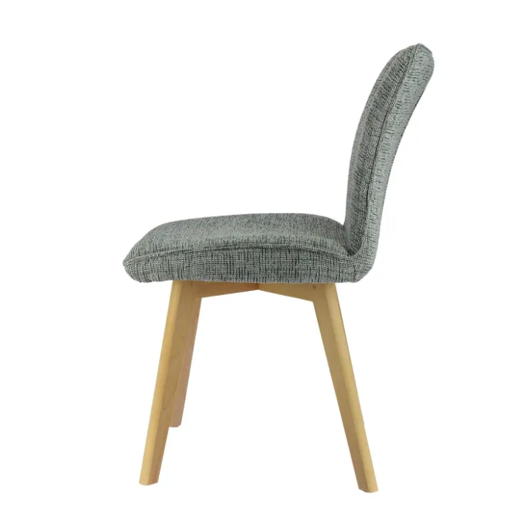 Chaise De Salle à Manger|Chaise Salon*ColineChaise rembourrée en tissu avec pieds en bois
