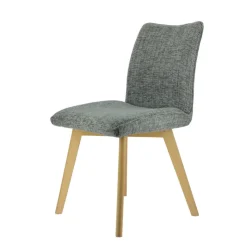 Chaise De Salle à Manger|Chaise Salon*ColineChaise rembourrée en tissu avec pieds en bois