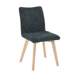 Chaise De Salle à Manger|Chaise Salon*ColineChaise rembourrée en tissu avec pieds en bois