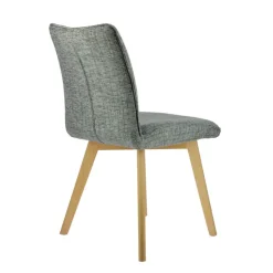 Chaise De Salle à Manger|Chaise Salon*ColineChaise rembourrée en tissu avec pieds en bois