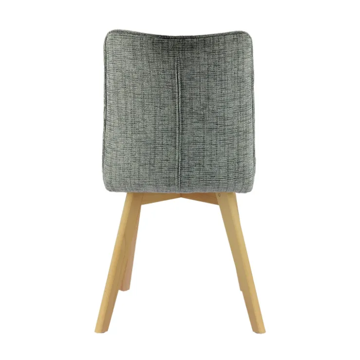 Chaise De Salle à Manger|Chaise Salon*ColineChaise rembourrée en tissu avec pieds en bois