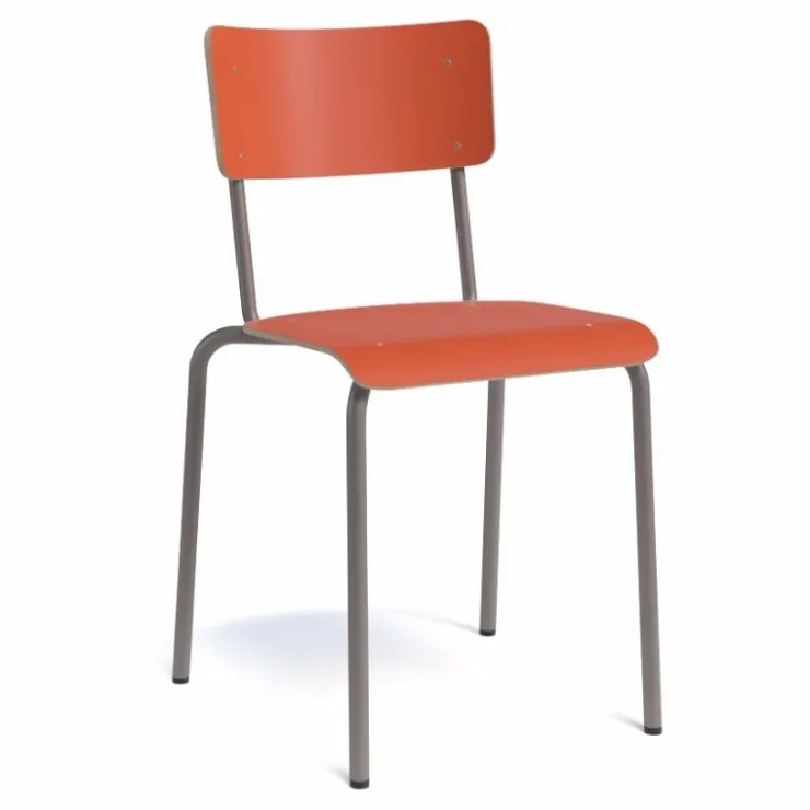 Perfecta Chaise De Cuisine*Collège Chaise d'écolier vintage en métal et bois