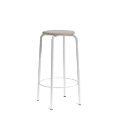 Perfecta Tabouret Snack (assise +/- 65 Cm)|Tabouret De Bar (assise +/- 80 Cm)*Collège Tabouret snack vintage sans dossier bois et métal