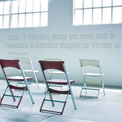 Chaise De Cuisine*Compact Chaise pliante solide en technopolymère et métal aluminium