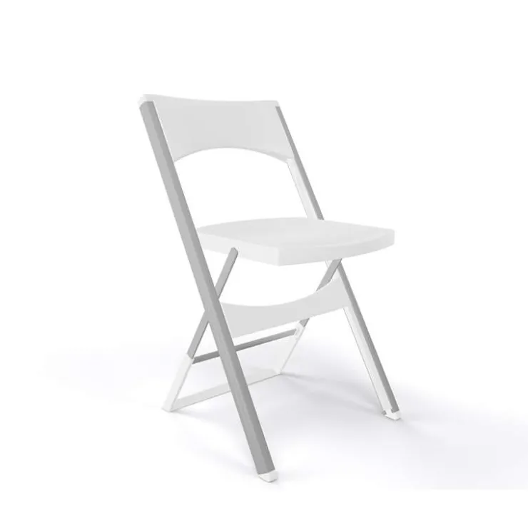Chaise De Cuisine*Compact Chaise pliante solide en technopolymère et métal aluminium