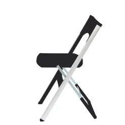 Chaise De Cuisine*Compact Chaise pliante solide en technopolymère et métal aluminium