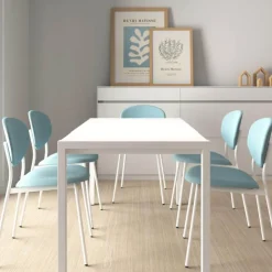 Cancio Table De Cuisine*Concept métal Table en céramique extensible