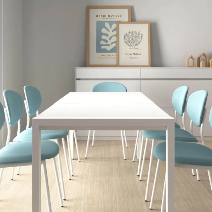 Cancio Table De Cuisine*Concept métal Table en céramique extensible