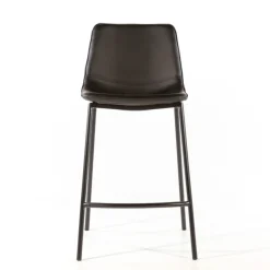 Tabouret Snack (assise +/- 65 Cm)|Tabouret De Bar (assise +/- 80 Cm)*CoqueTabouret coque snack en synthétique et pieds en métal Noir