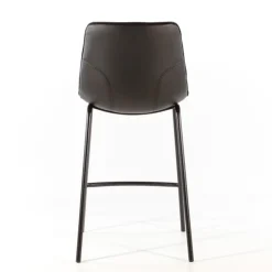 Tabouret Snack (assise +/- 65 Cm)|Tabouret De Bar (assise +/- 80 Cm)*CoqueTabouret coque snack en synthétique et pieds en métal Noir