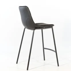 Tabouret Snack (assise +/- 65 Cm)|Tabouret De Bar (assise +/- 80 Cm)*CoqueTabouret coque snack en synthétique et pieds en métal Noir