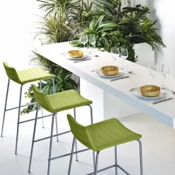 Midj Tabouret De Bar (assise +/- 80 Cm)|Tabouret Snack (assise +/- 65 Cm)*Cover ® Tabouret snack moderne en synthétique et métal