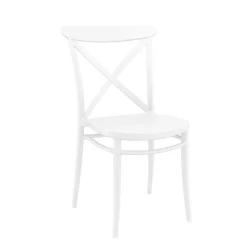 Chaise De Cuisine*Cross Chaise de cuisine style bistrot empilable en polypropylène