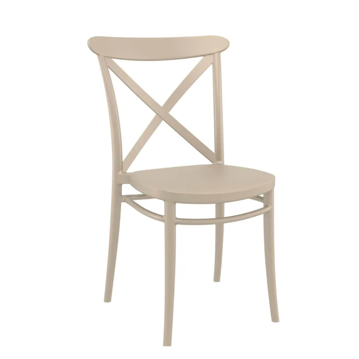 Chaise De Cuisine*Cross Chaise de cuisine style bistrot empilable en polypropylène