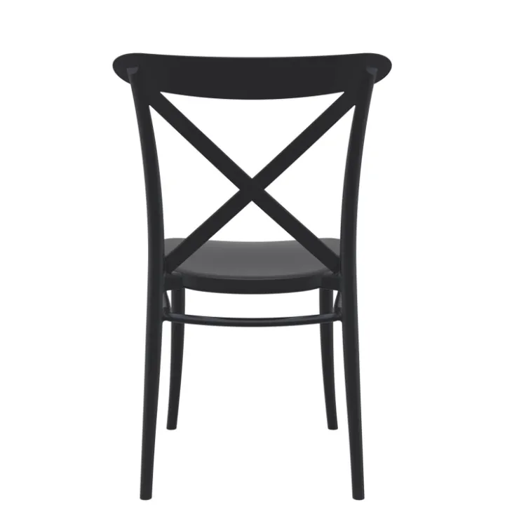 Chaise De Cuisine*Cross Chaise de cuisine style bistrot empilable en polypropylène