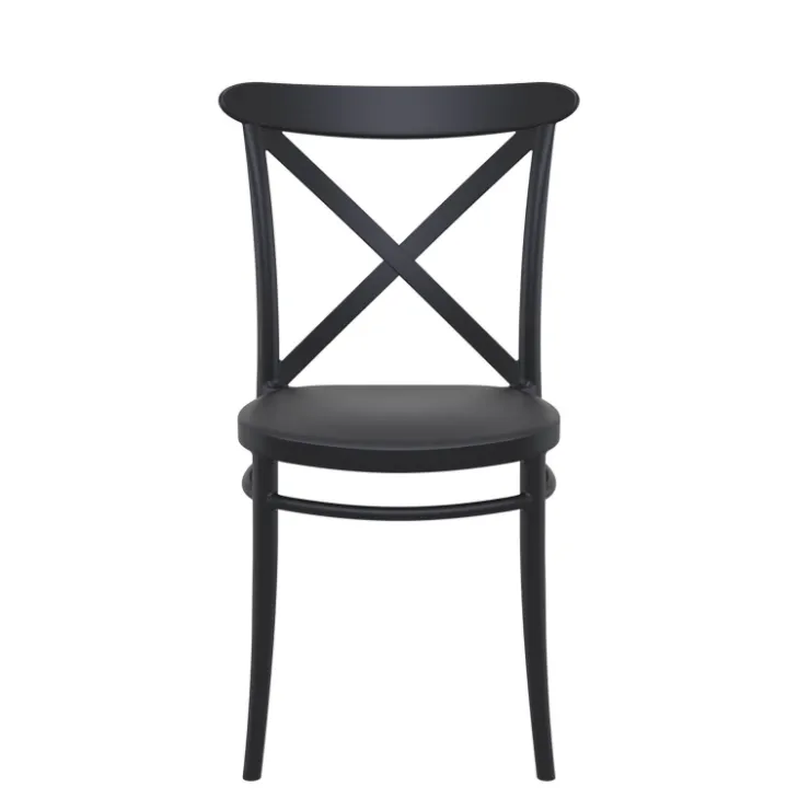 Chaise De Cuisine*Cross Chaise de cuisine style bistrot empilable en polypropylène