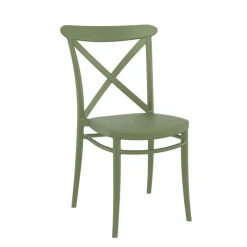 Chaise De Cuisine*Cross Chaise de cuisine style bistrot empilable en polypropylène
