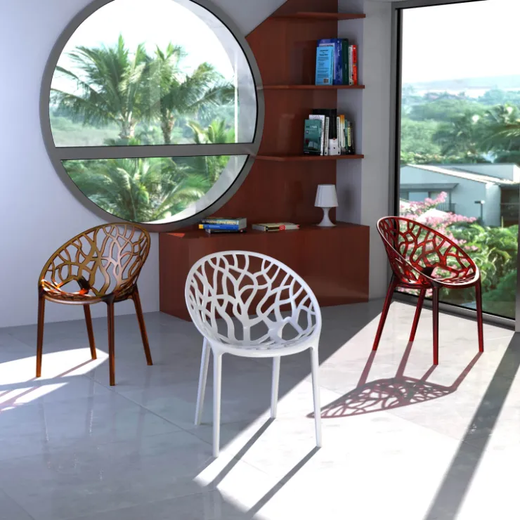 Chaise Salon|Chaise Pour Chambre*Crystal Chaise design en polycarbonate