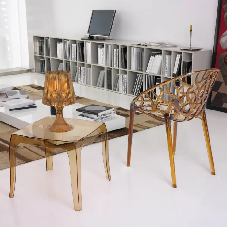 Chaise Salon|Chaise Pour Chambre*Crystal Chaise design en polycarbonate