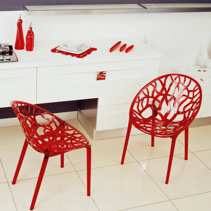 Chaise Salon|Chaise Pour Chambre*Crystal Chaise design en polycarbonate
