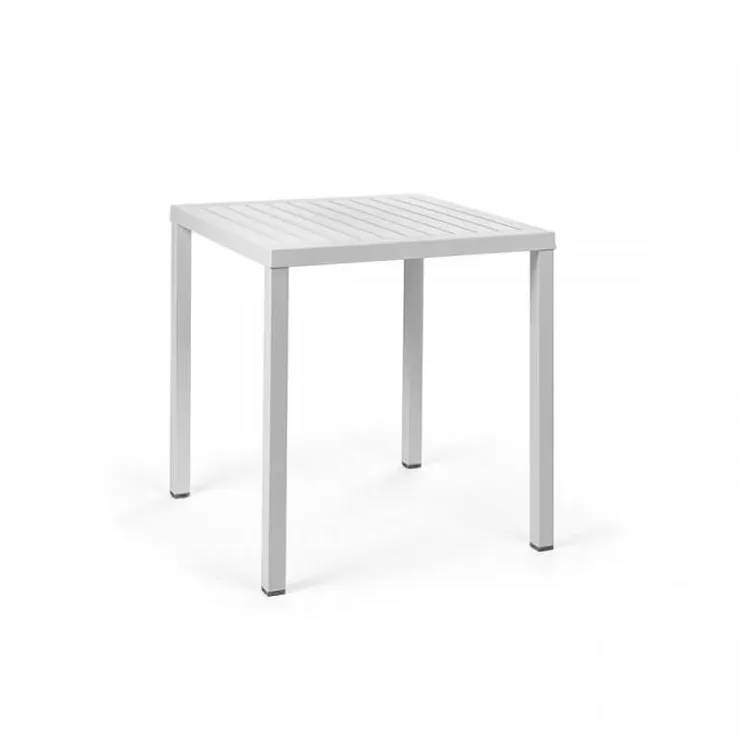 Table De Jardin*Cube Table de jardin réglable en hauteur carrée fabriquée en Italie