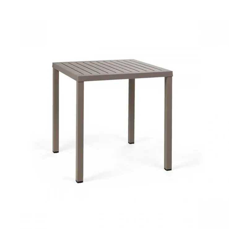 Table De Jardin*Cube Table de jardin réglable en hauteur carrée fabriquée en Italie