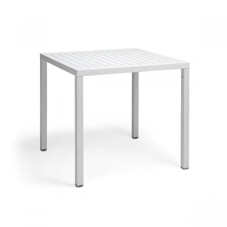 Table De Jardin*Cube Table de jardin réglable en hauteur carrée fabriquée en Italie