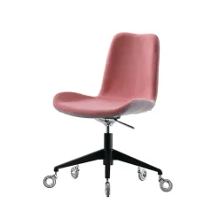 Midj Chaise De Bureau*Dalia ® Chaise de bureau design en tissu bicolore