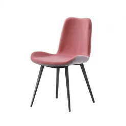 Midj Chaise De Salle à Manger|Chaise Salon*Dalia ® Chaise moderne bicolore en tissu et pieds en métal
