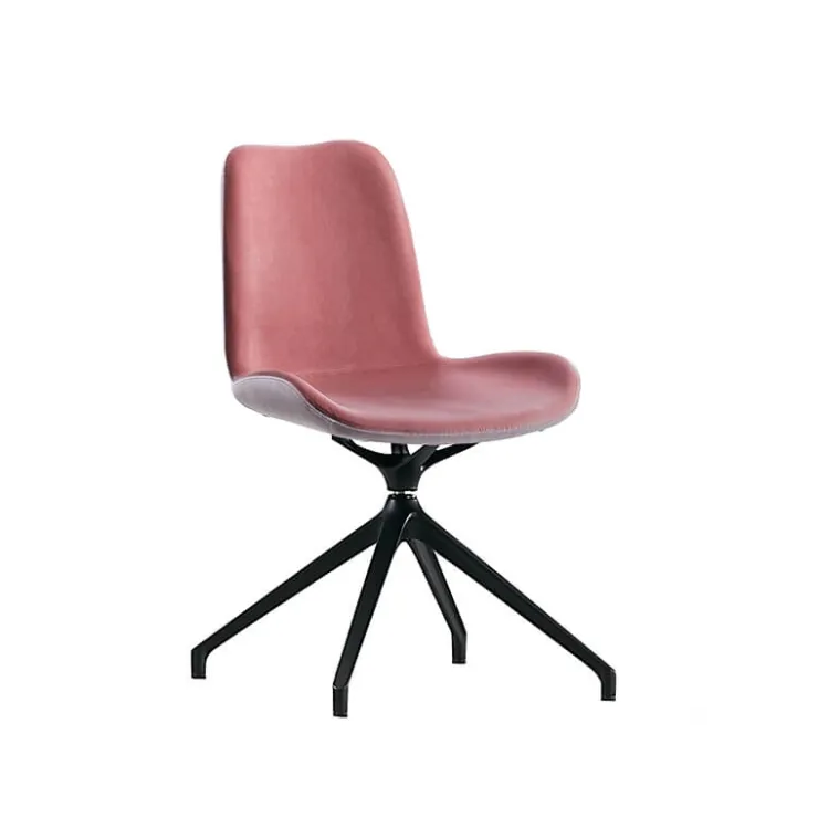 Midj Chaise De Salle à Manger|Chaise De Bureau*Dalia ® Chaise pivotante en tissu bicolore fabriquée en Italie