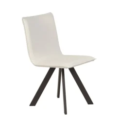 Mobliberica Chaise De Salle à Manger*Denia Moblibérica® Chaise moderne en tissu et métal