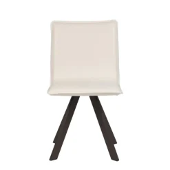 Mobliberica Chaise De Salle à Manger*Denia Moblibérica® Chaise moderne en tissu et métal