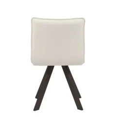 Mobliberica Chaise De Salle à Manger*Denia Moblibérica® Chaise moderne en tissu et métal
