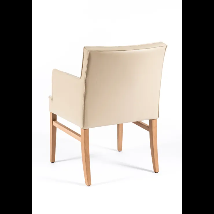 Sessio Chaise De Cuisine|Chaise De Salle à Manger*Diem 4 Fauteuil matelassé en synthétique et bois