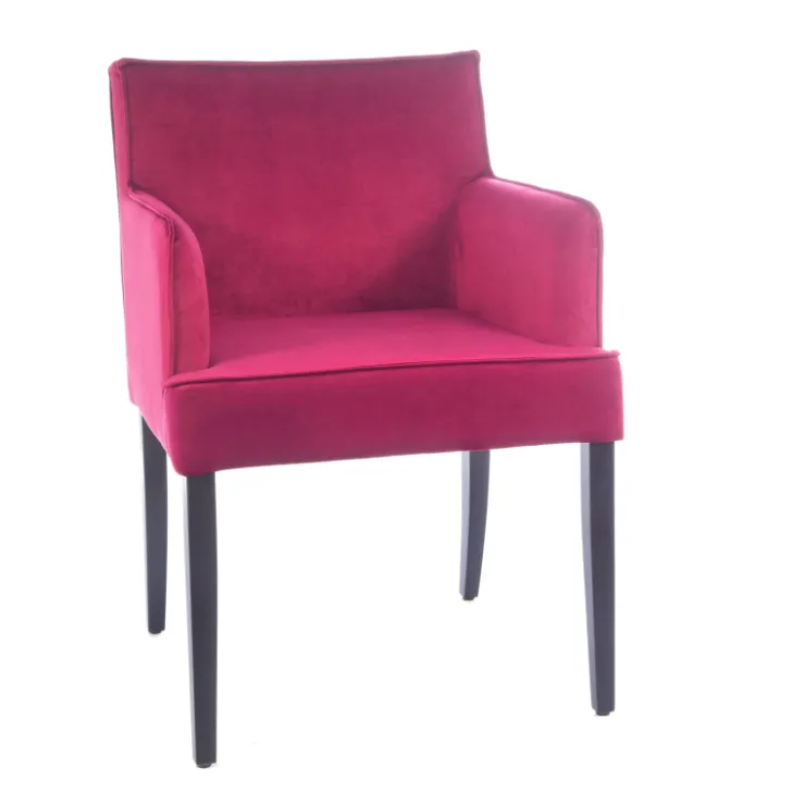 Sessio Chaise De Salle à Manger|Chaise Salon*Diem Fauteuil contemporain rembourré en tissu et pieds en bois