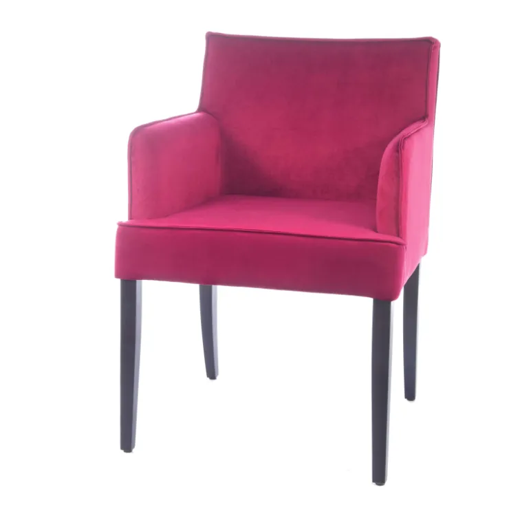 Sessio Chaise De Salle à Manger|Chaise Salon*Diem Fauteuil contemporain rembourré en tissu et pieds en bois