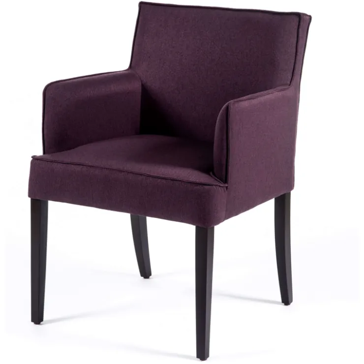 Sessio Chaise De Salle à Manger|Chaise Salon*Diem Fauteuil contemporain rembourré en tissu et pieds en bois