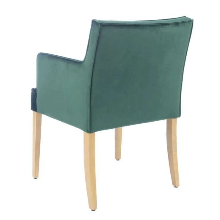 Sessio Chaise De Salle à Manger|Chaise Salon*Diem Fauteuil contemporain rembourré en tissu et pieds en bois