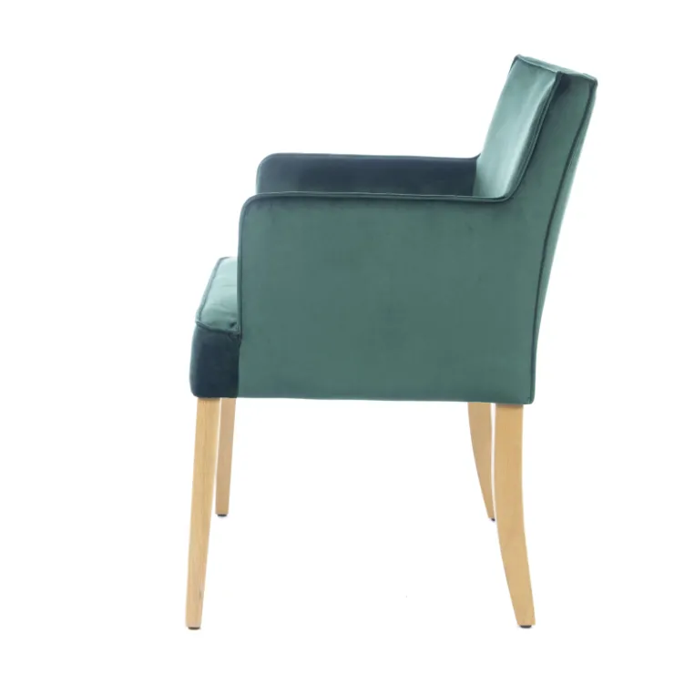 Sessio Chaise De Salle à Manger|Chaise Salon*Diem Fauteuil contemporain rembourré en tissu et pieds en bois