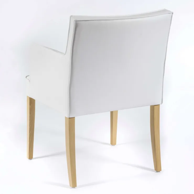 Sessio Chaise De Cuisine|Chaise De Salle à Manger*Diem Fauteuil contemporain rembourré en synthétique pieds en bois