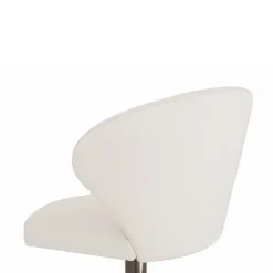 Peressini Tabouret Snack (assise +/- 65 Cm)|Tabouret De Bar (assise +/- 80 Cm)*Doris P Tabouret pivotant et réglable en hauteur en synthétique et métal chromé